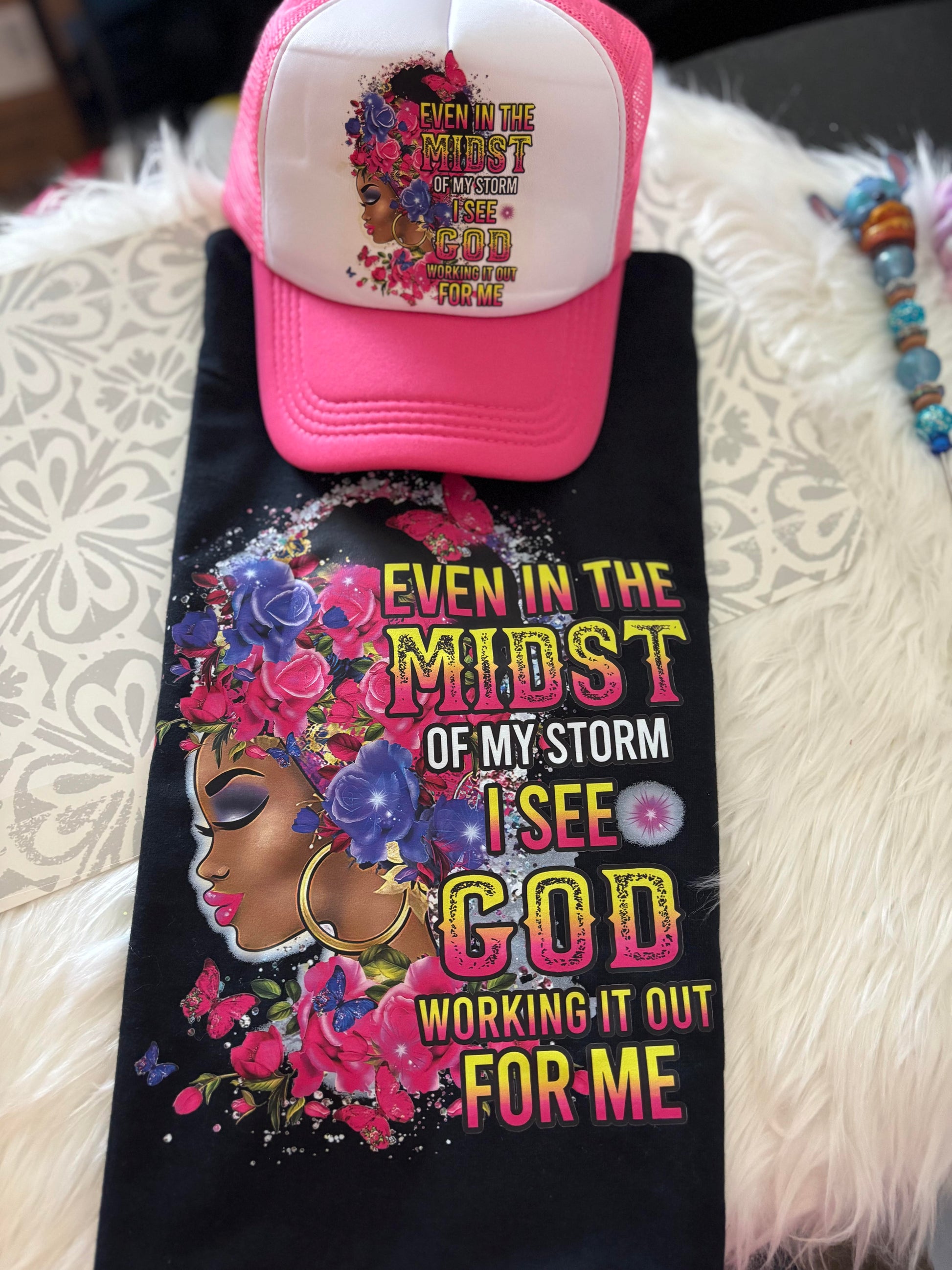 "Even in the Midst" Tee – Faith Through Every Storm
