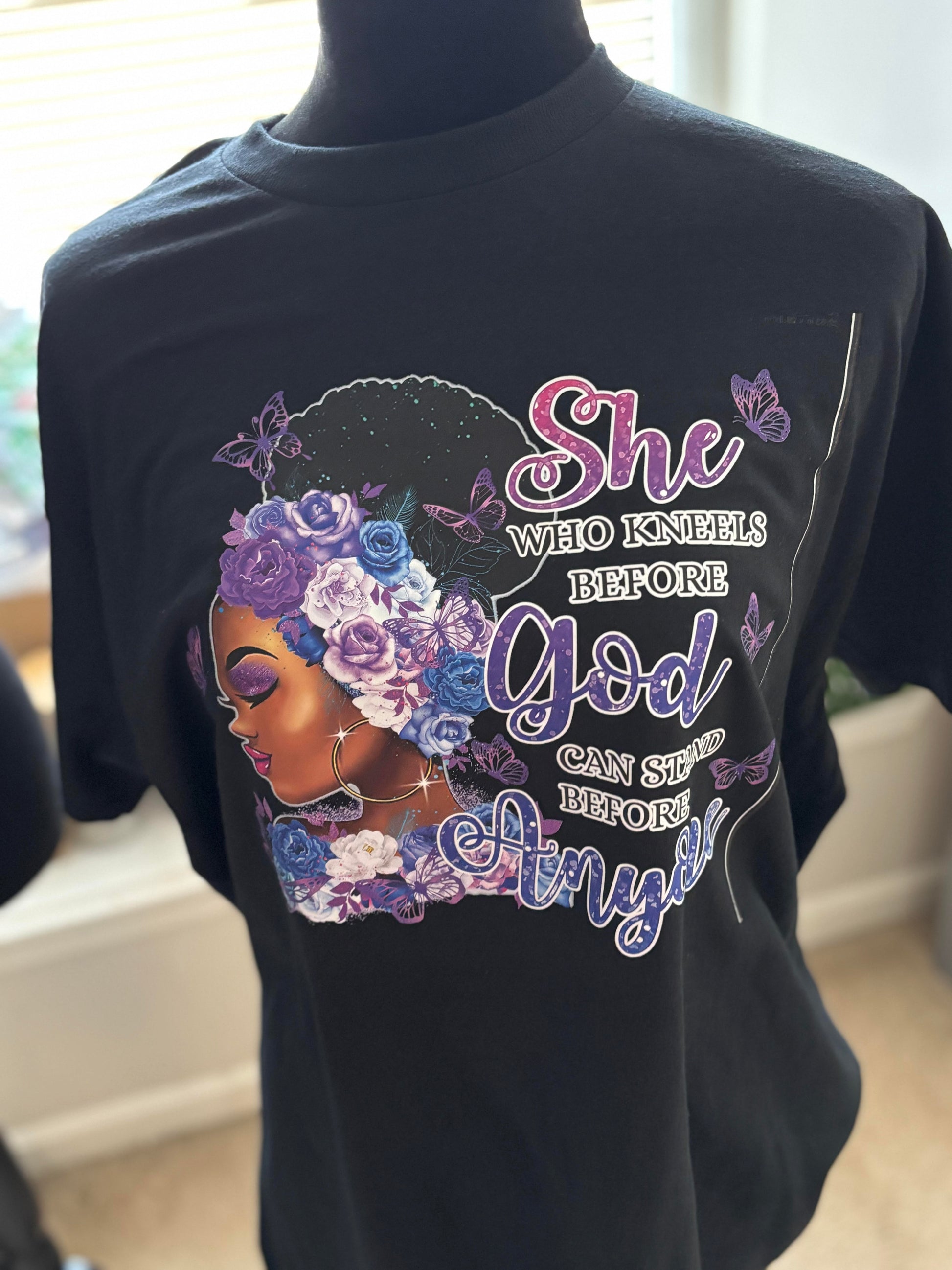 "She Is" Tee – Strength in Every Word