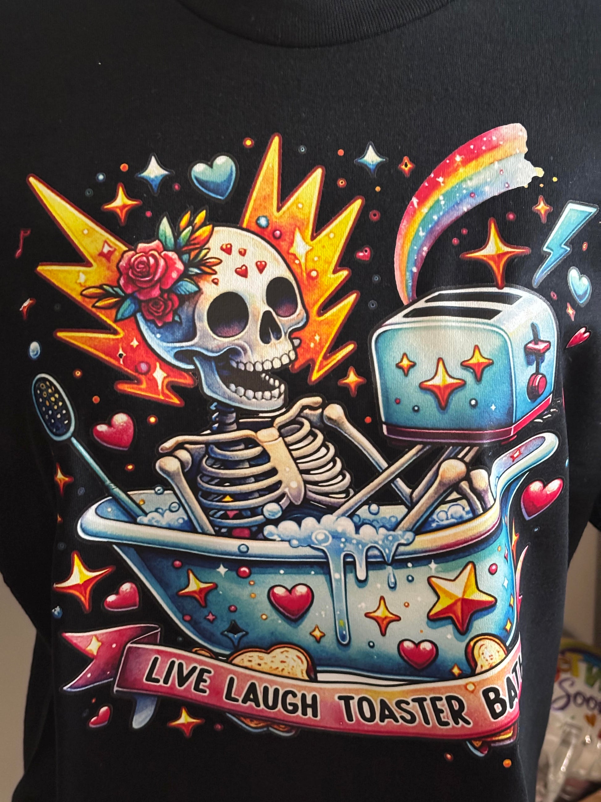 Live, Laugh, Toaster Bath