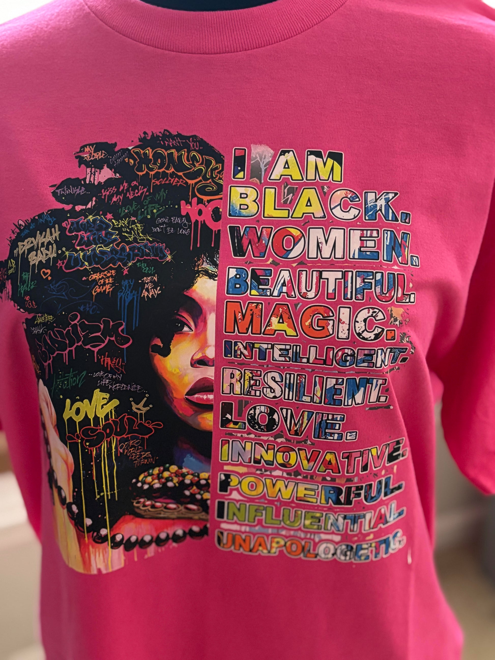 “I Am Black” Tee – Bold. Proud. Unapologetic.