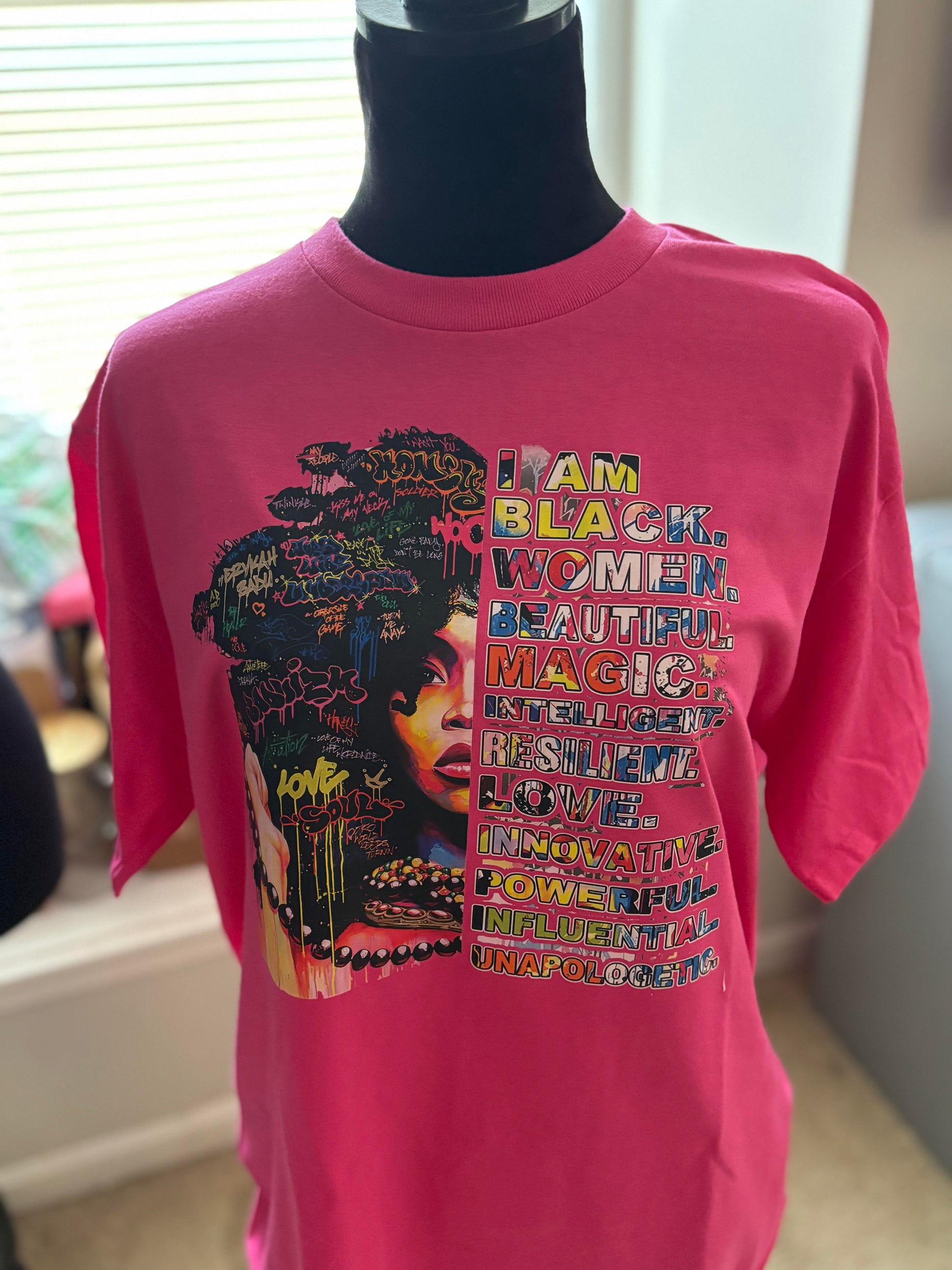 “I Am Black” Tee – Bold. Proud. Unapologetic.