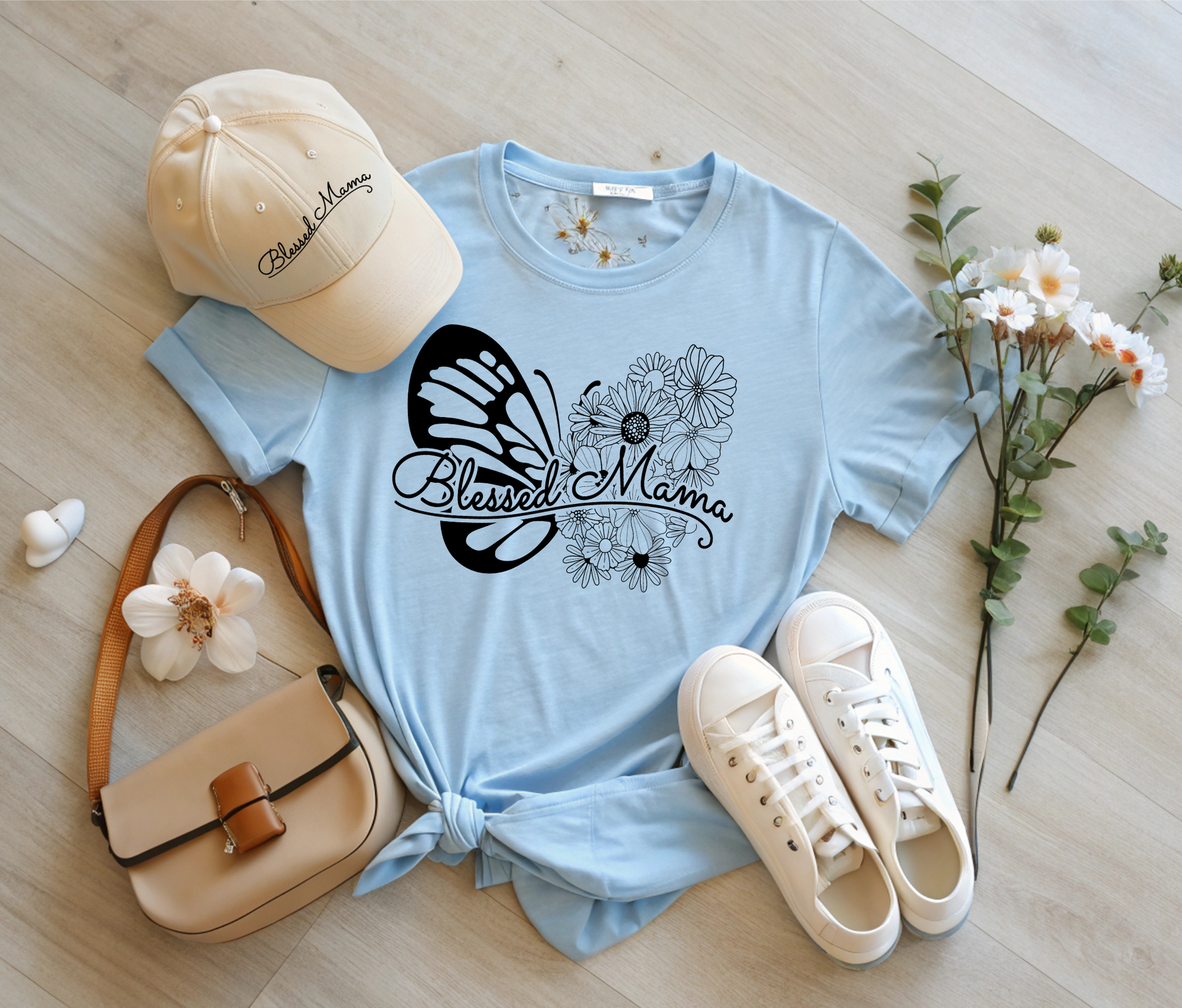 Blessed Mama T shirt